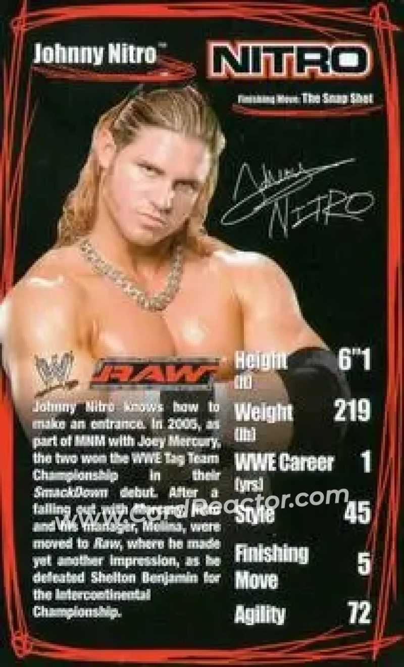 2006 Top Trumps Specials WWE Superstars 2 #NNO - John Morrison - Front