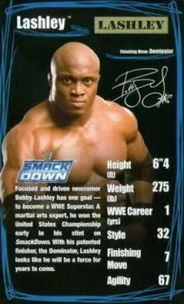 Bobby Lashley · 2006 Top Trumps Specials WWE Superstars 2 #NNO