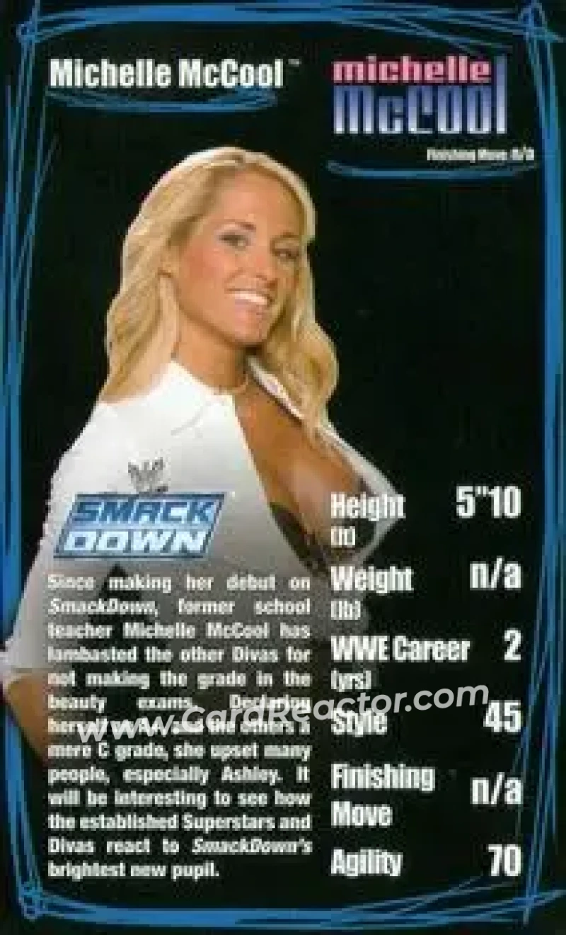 2006 Top Trumps Specials WWE Superstars 2 #NNO - Michelle McCool - Front