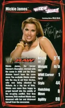 Mickie James · 2006 Top Trumps Specials WWE Superstars 2 #NNO