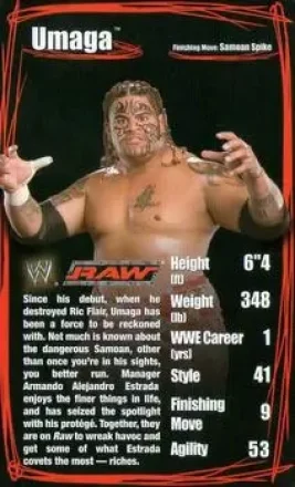 Umaga · 2006 Top Trumps Specials WWE Superstars 2 #NNO