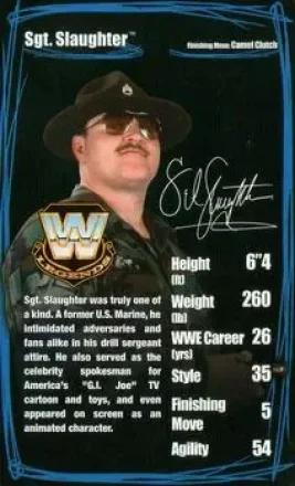Sergeant Slaughter · 2006 Top Trumps Specials WWE Superstars 2 #NNO