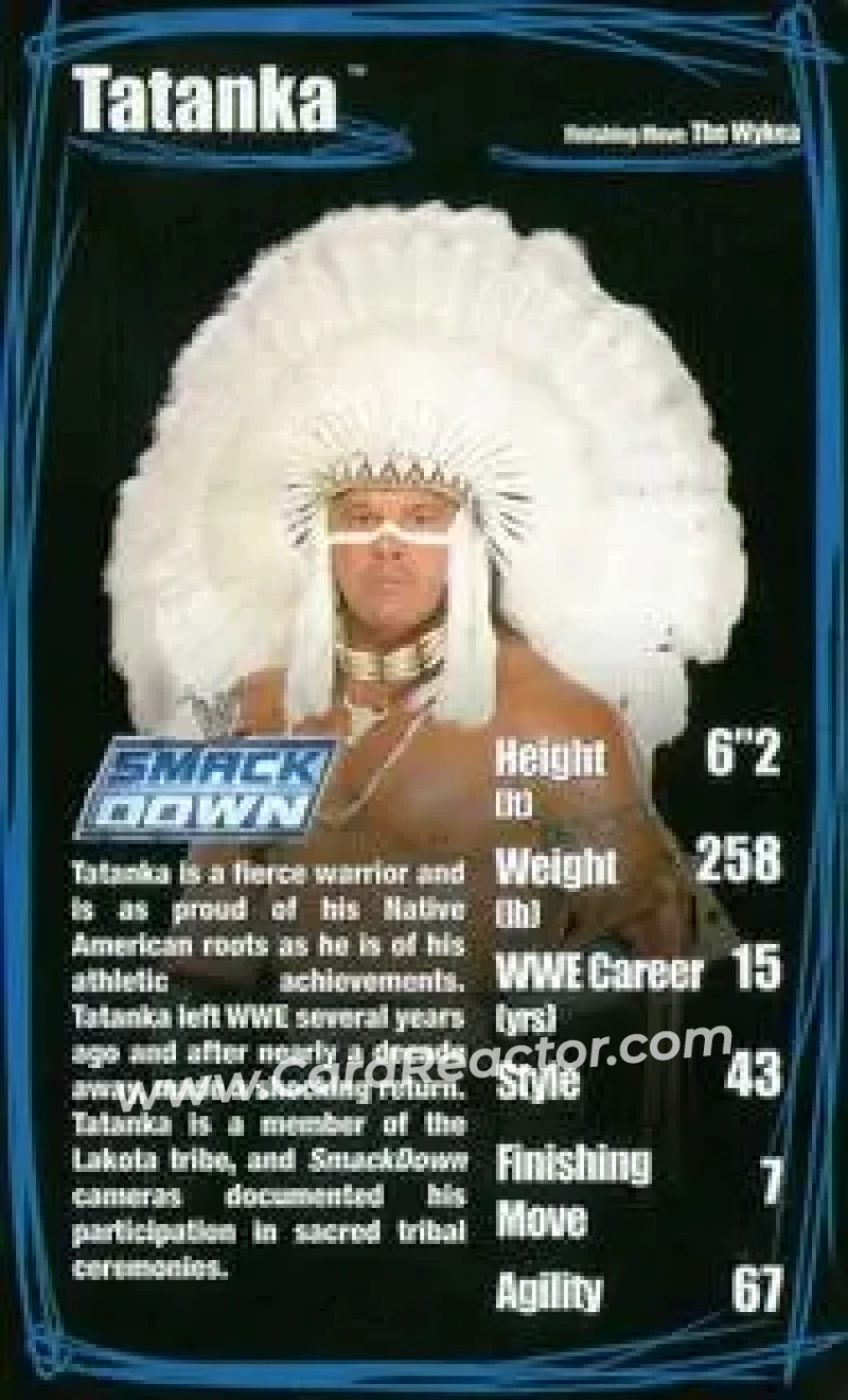 2006 Top Trumps Specials WWE Superstars 2 #NNO - Tatanka - Front