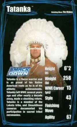 Tatanka · 2006 Top Trumps Specials WWE Superstars 2 #NNO