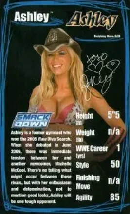 2006 Top Trumps Specials WWE Superstars 2 #NNO - Ashley
