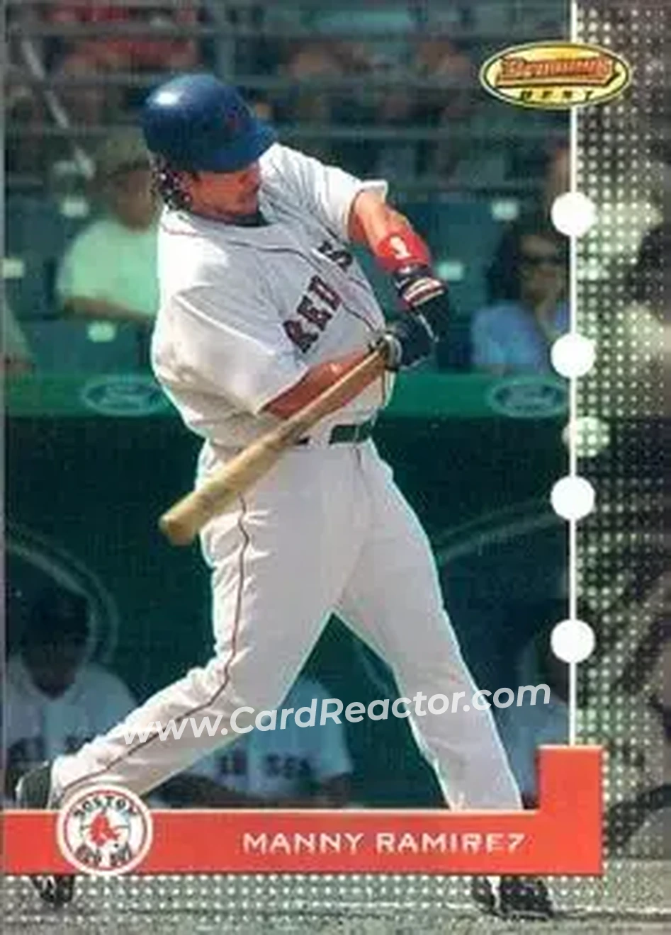 2005 Bowman's Best #3 - Manny Ramirez - Boston Red Sox - Front