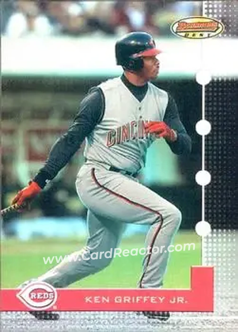 2005 Bowman's Best #5 - Ken Griffey Jr. - Cincinnati Reds - Front 2005 Bowman's Best #5 - Ken Griffey Jr. - Cincinnati Reds - Front