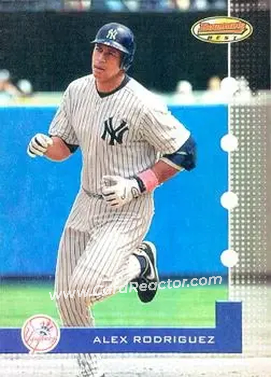 2005 Bowman's Best #7 - Alex Rodriguez - New York Yankees - Front