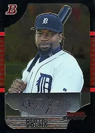 2005 Bowman Chrome #4 - Dmitri Young - Detroit Tigers