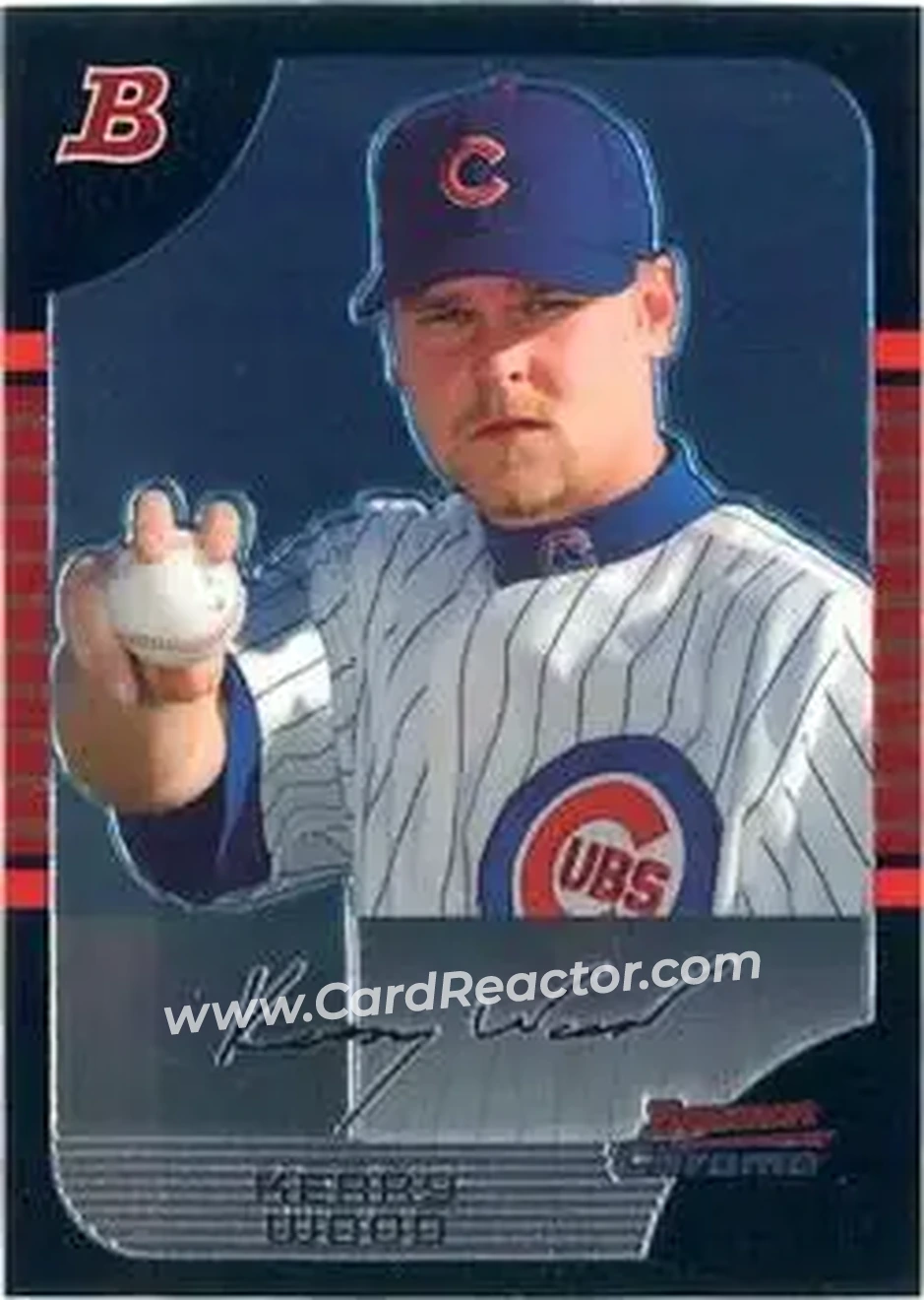 2005 Bowman Chrome #6 - Kerry Wood - Chicago Cubs - Front