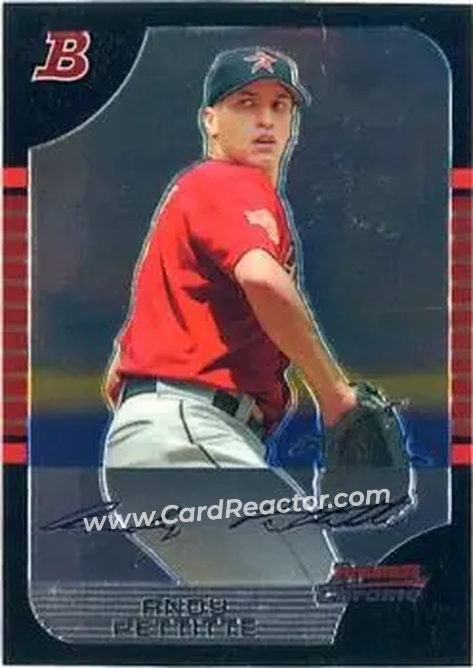 2005 Bowman Chrome #7 - Andy Pettitte - Houston Astros - Front