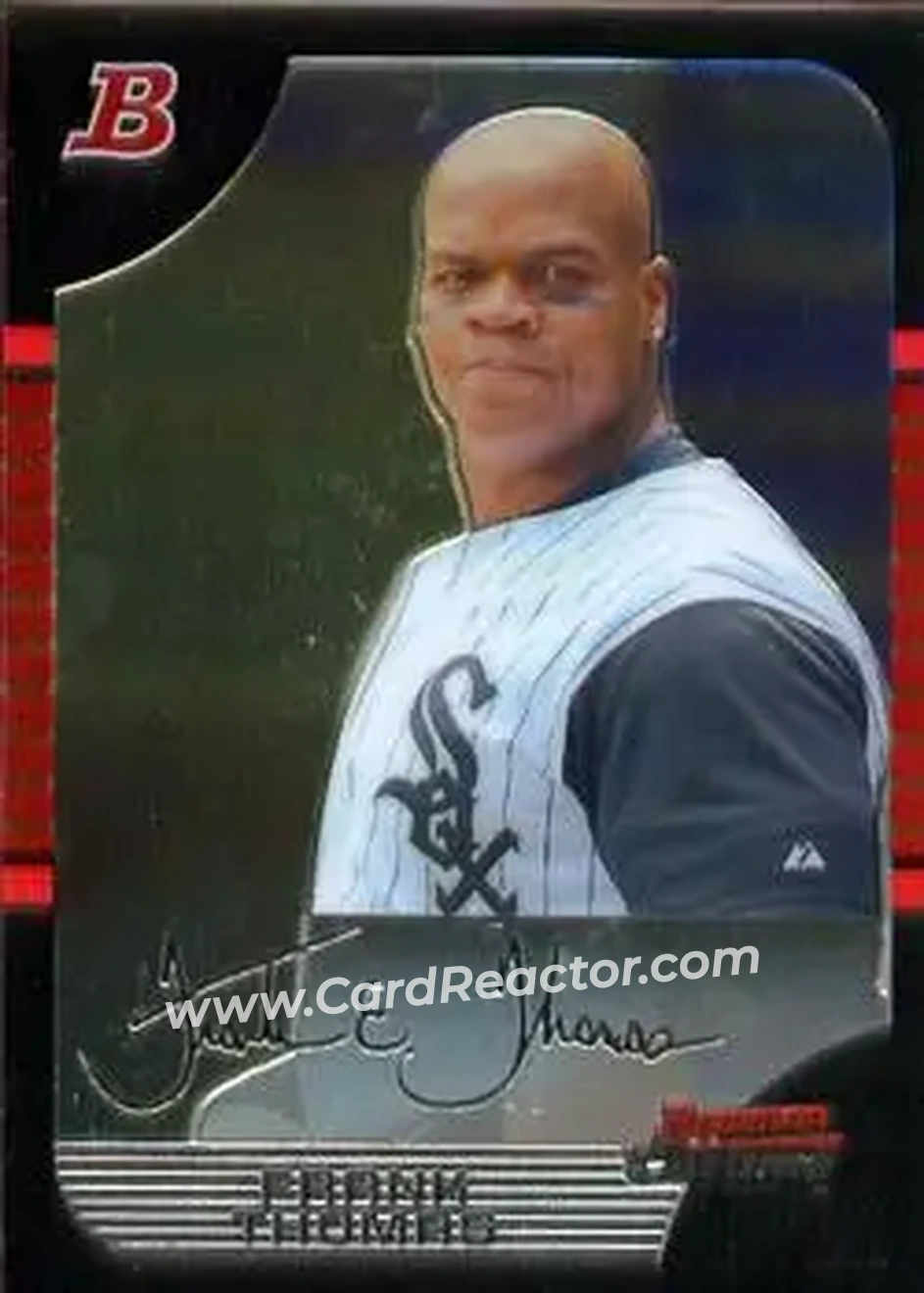 2005 Bowman Chrome #10 - Frank Thomas - Chicago White Sox - Front