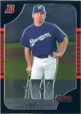 2005 Bowman Chrome #13 - Lyle Overbay - Milwaukee Brewers