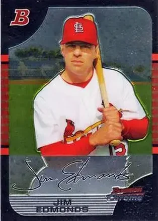 2005 Bowman Chrome #14 - Jim Edmonds - St. Louis Cardinals