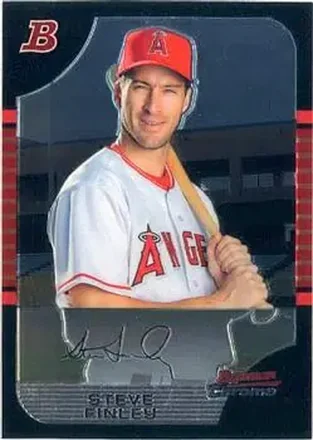 2005 Bowman Chrome #15 - Steve Finley - Los Angeles Angels