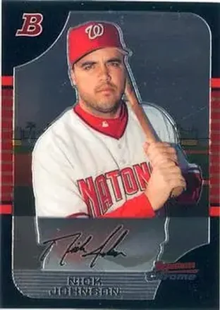 2005 Bowman Chrome #18 - Nick Johnson - Washington Nationals