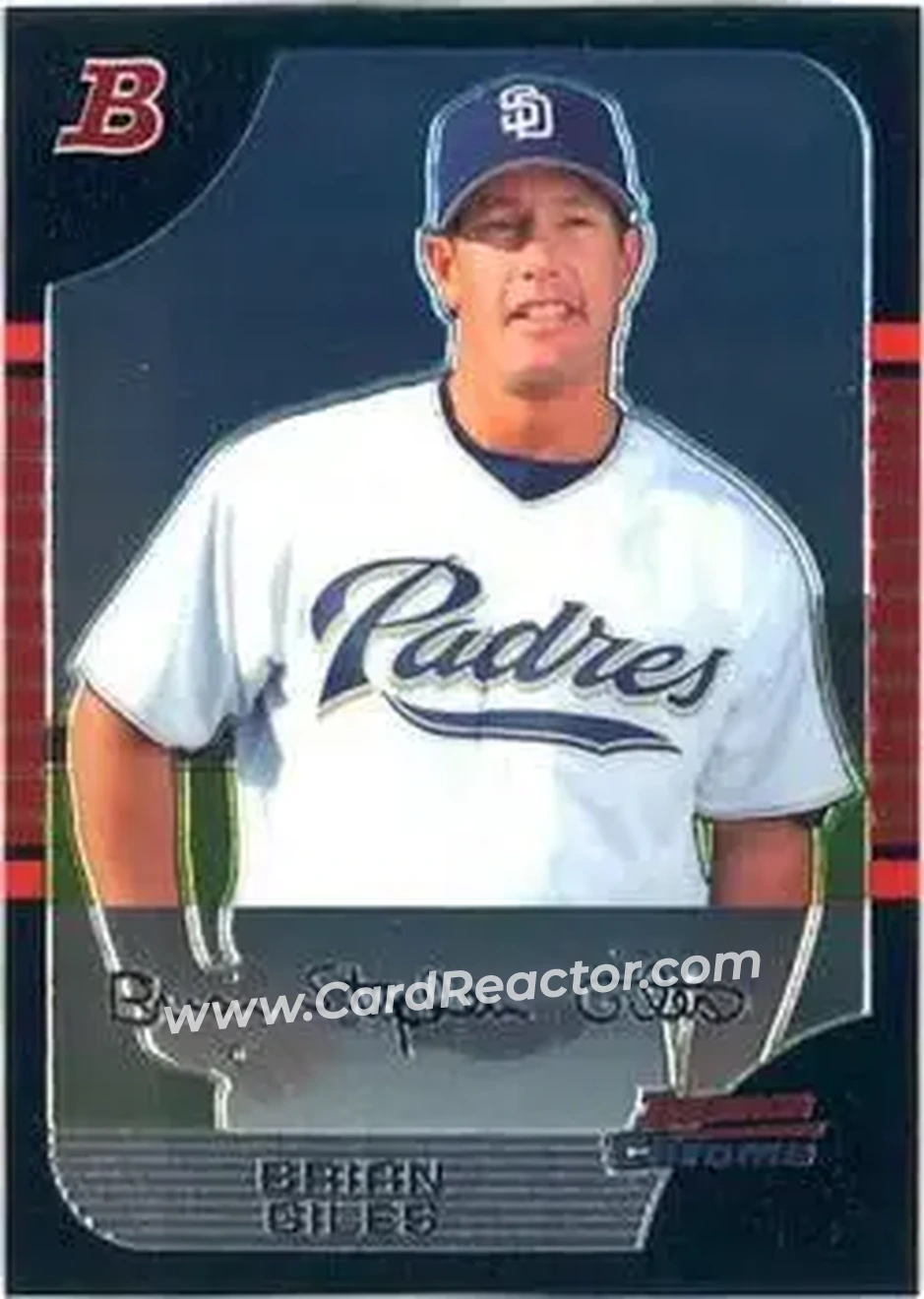 2005 Bowman Chrome #19 - Brian Giles - San Diego Padres - Front