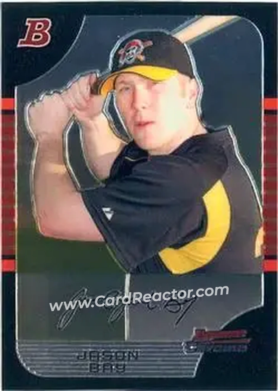 2005 Bowman Chrome #28 - Jason Bay - Pittsburgh Pirates - Front