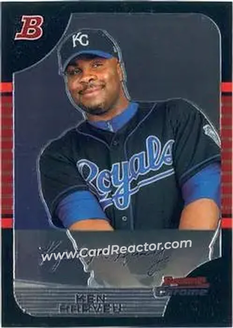 2005 Bowman Chrome #29 - Ken Harvey - Kansas City Royals - Front