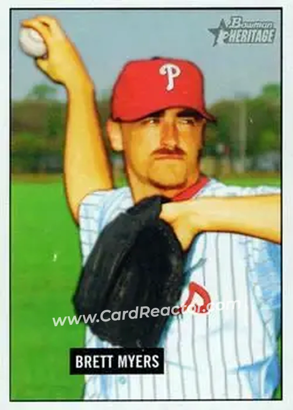 2005 Bowman Heritage #3 - Brett Myers - Philadelphia Phillies - Front