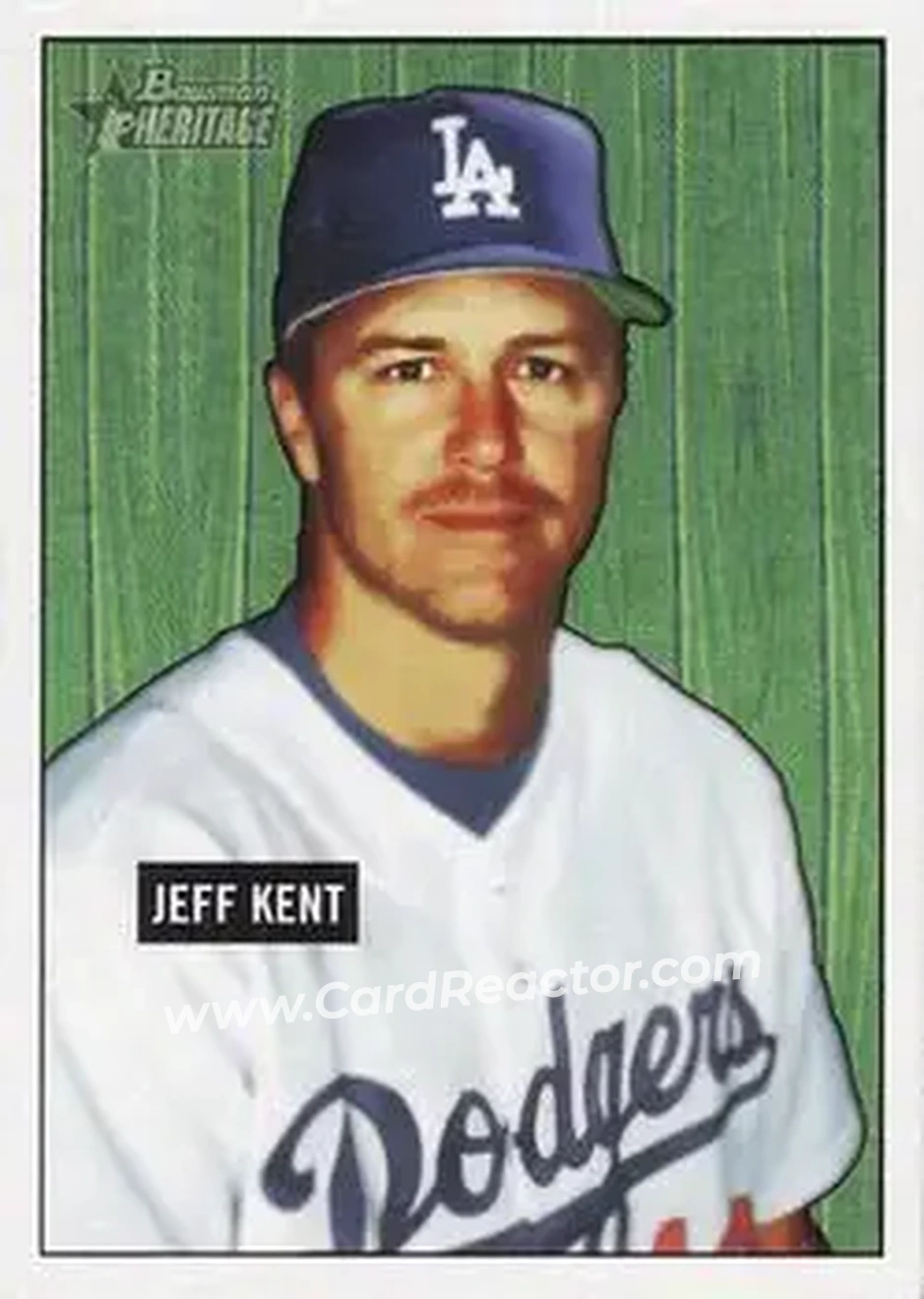 2005 Bowman Heritage #7 - Jeff Kent - Los Angeles Dodgers - Front