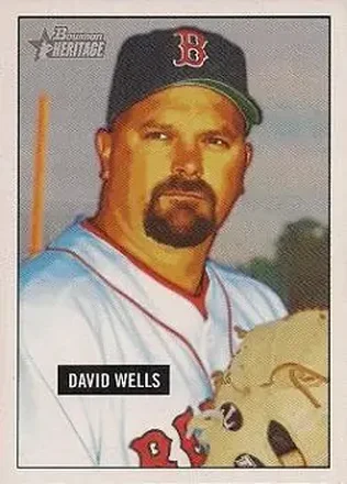 2005 Bowman Heritage #16 - David Wells - Boston Red Sox