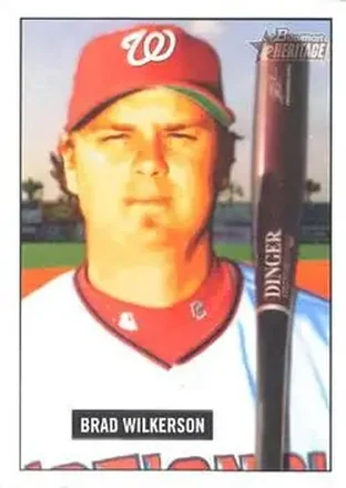 2005 Bowman Heritage #18 - Brad Wilkerson - Washington Nationals