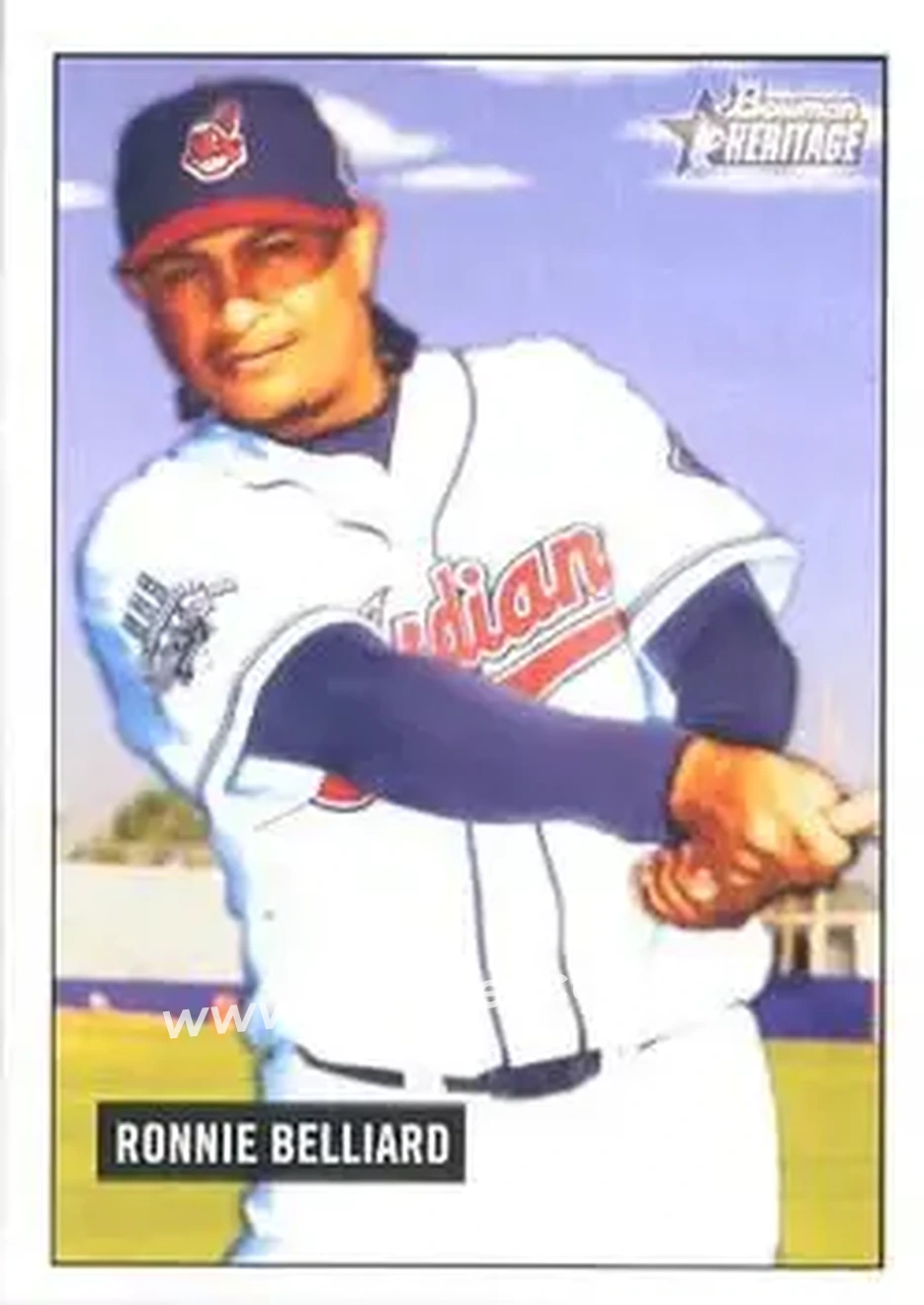 2005 Bowman Heritage #29 - Ronnie Belliard - Cleveland Indians - Front