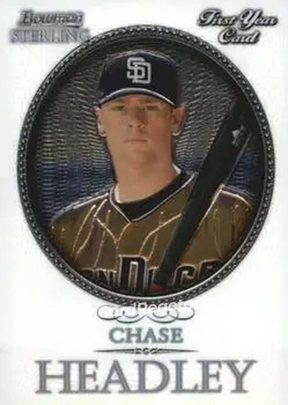 2005 Bowman Sterling #BS-CHE - Chase Headley - San Diego Padres - Front