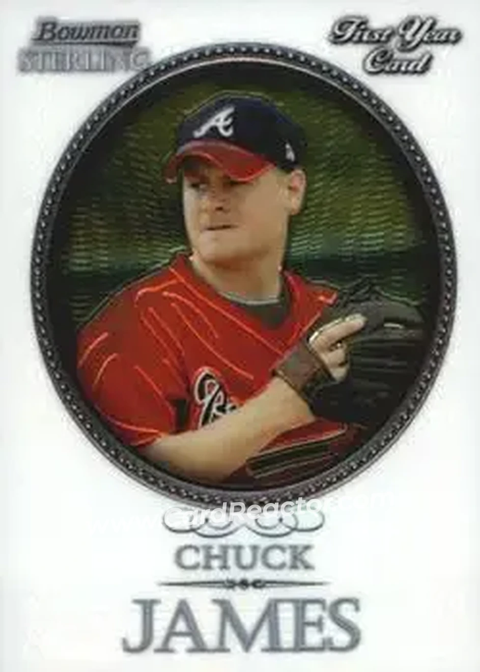 2005 Bowman Sterling #BS-CJ - Chuck James - Atlanta Braves - Front