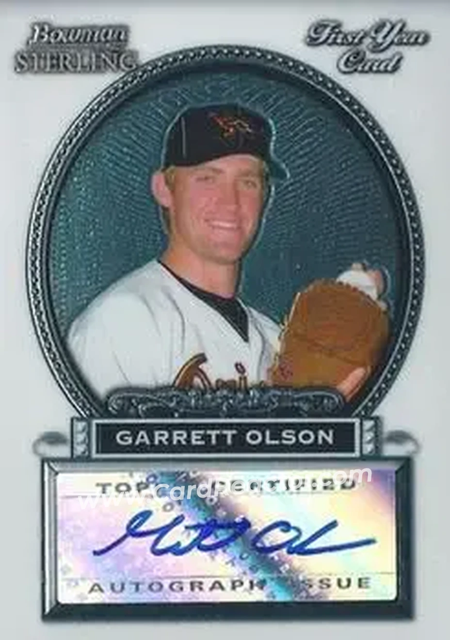 2005 Bowman Sterling #BS-GO - Garrett Olson - Baltimore Orioles - Front
