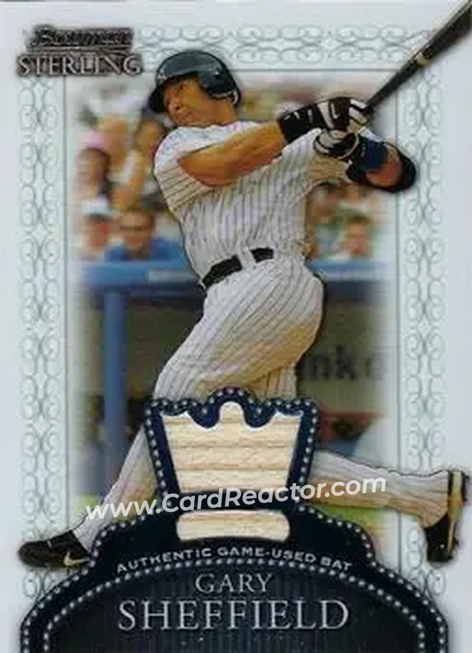 2005 Bowman Sterling #BS-GS - Gary Sheffield - New York Yankees - Front