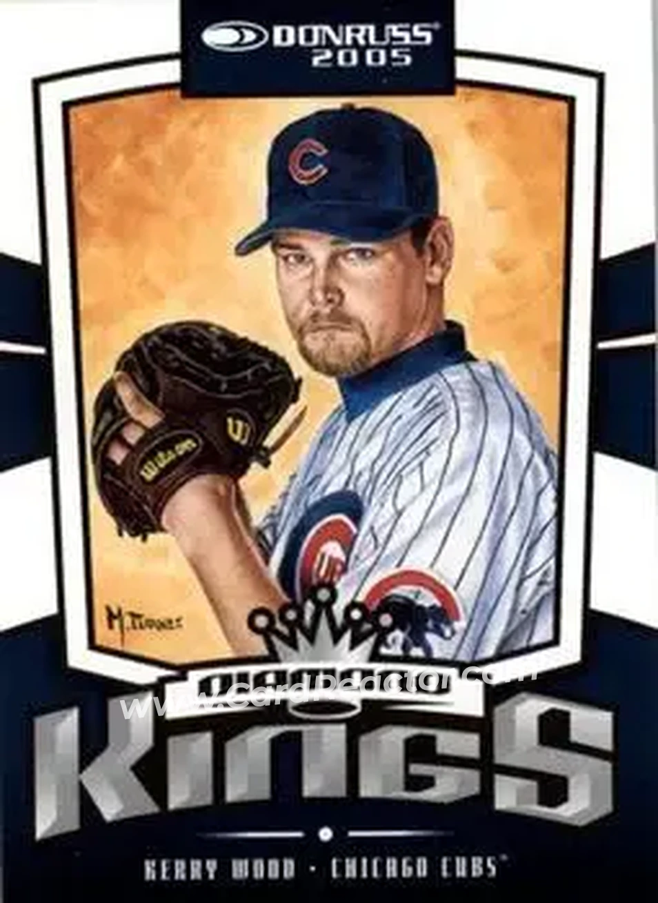2005 Donruss #4 - Kerry Wood - Chicago Cubs - Front 2005 Donruss #4 - Kerry Wood - Chicago Cubs - Front