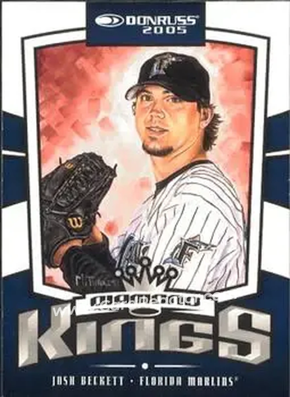 2005 Donruss #9 - Josh Beckett - Florida Marlins - Front 2005 Donruss #9 - Josh Beckett - Florida Marlins - Front