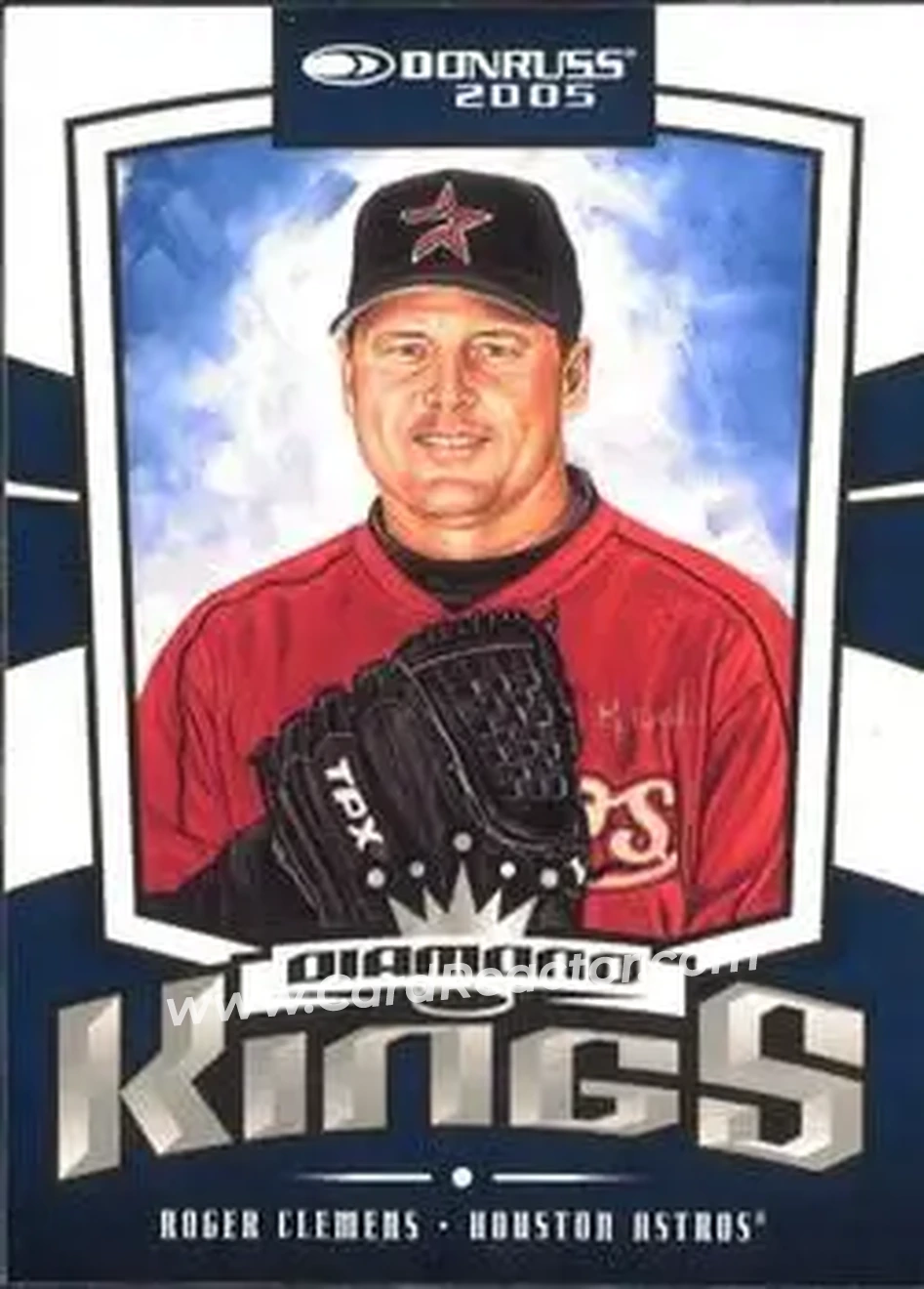 2005 Donruss #14 - Roger Clemens - Houston Astros - Front 2005 Donruss #14 - Roger Clemens - Houston Astros - Front