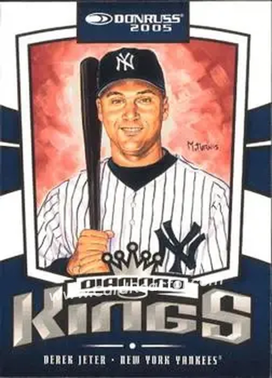 2005 Donruss #17 - Derek Jeter - New York Yankees - Front