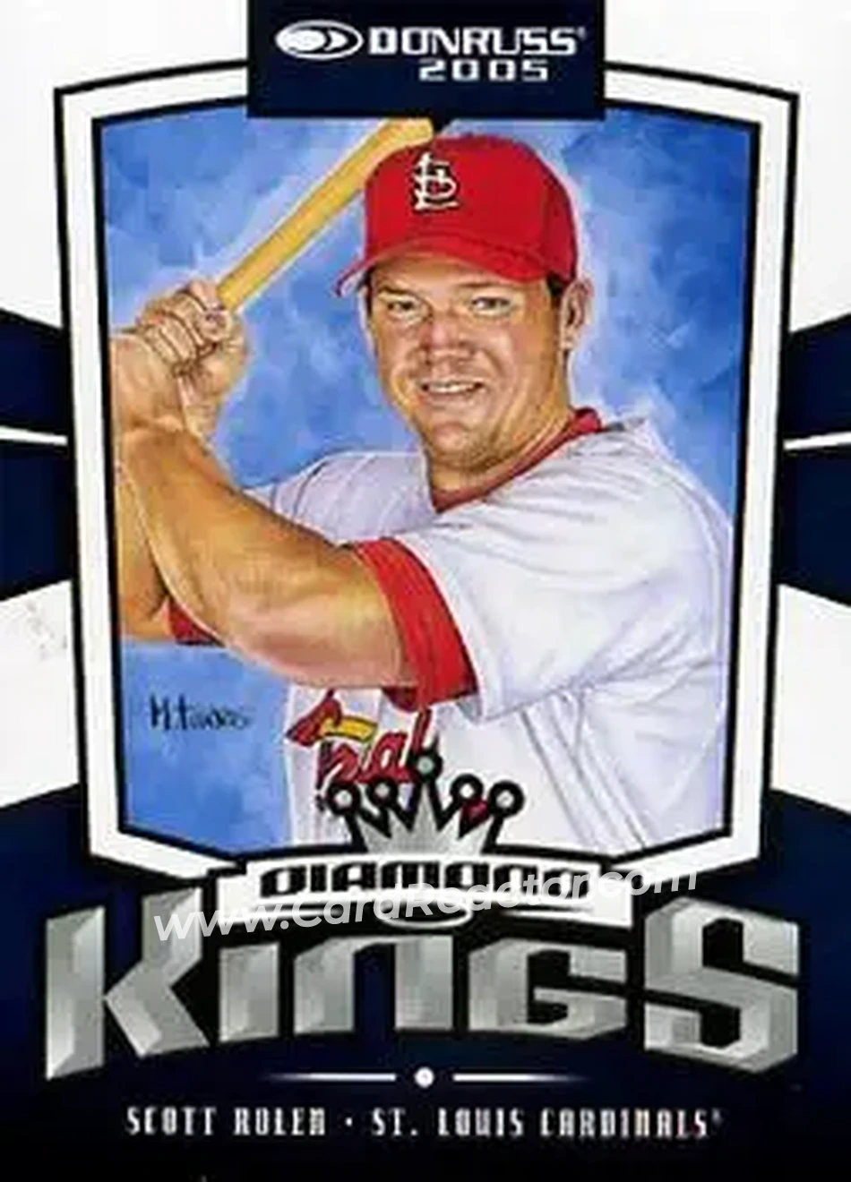 2005 Donruss #21 - Scott Rolen - St. Louis Cardinals - Front 2005 Donruss #21 - Scott Rolen - St. Louis Cardinals - Front