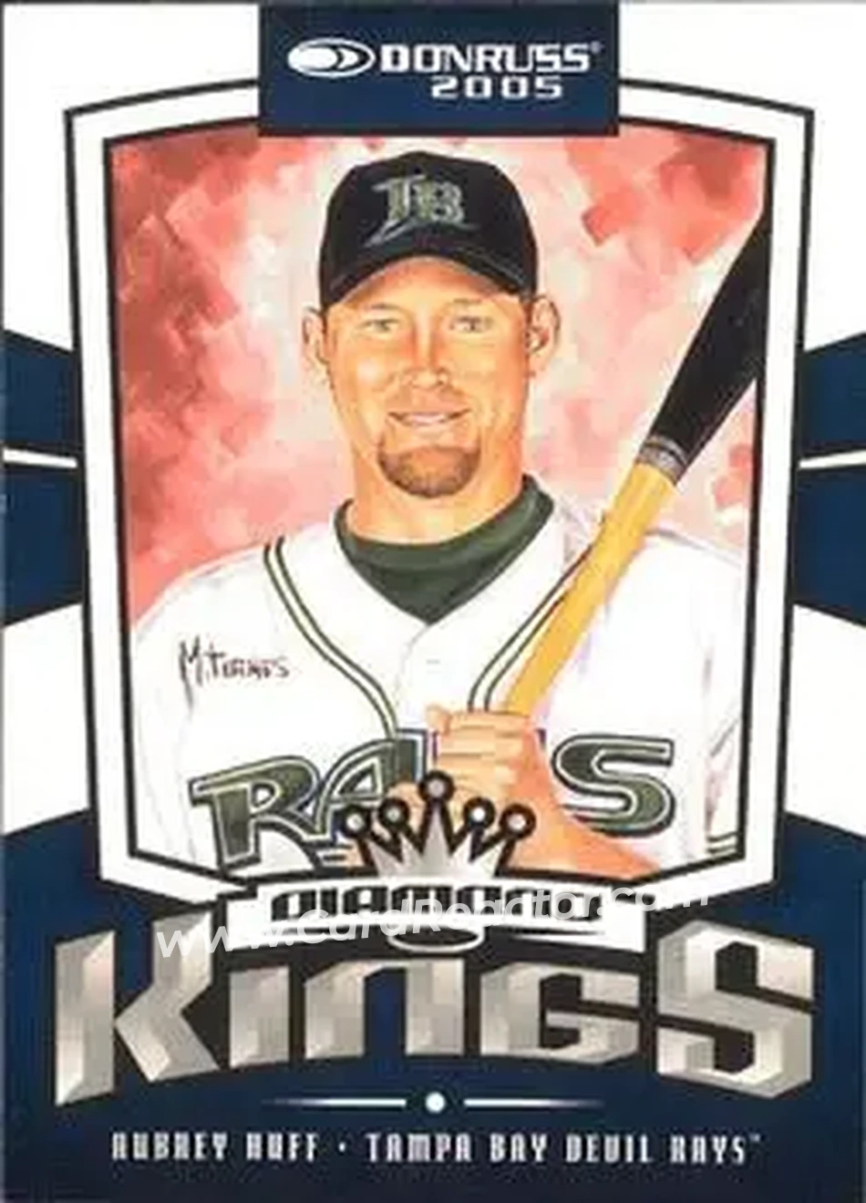 2005 Donruss #22 - Aubrey Huff - Tampa Bay Devil Rays - Front 2005 Donruss #22 - Aubrey Huff - Tampa Bay Devil Rays - Front