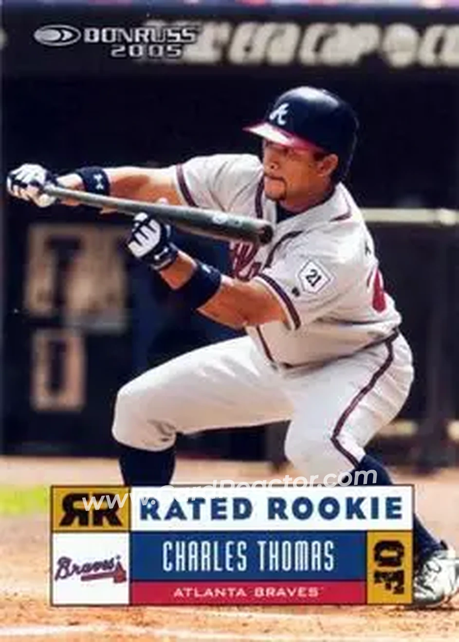 2005 Donruss #28 - Charles Thomas - Atlanta Braves - Front