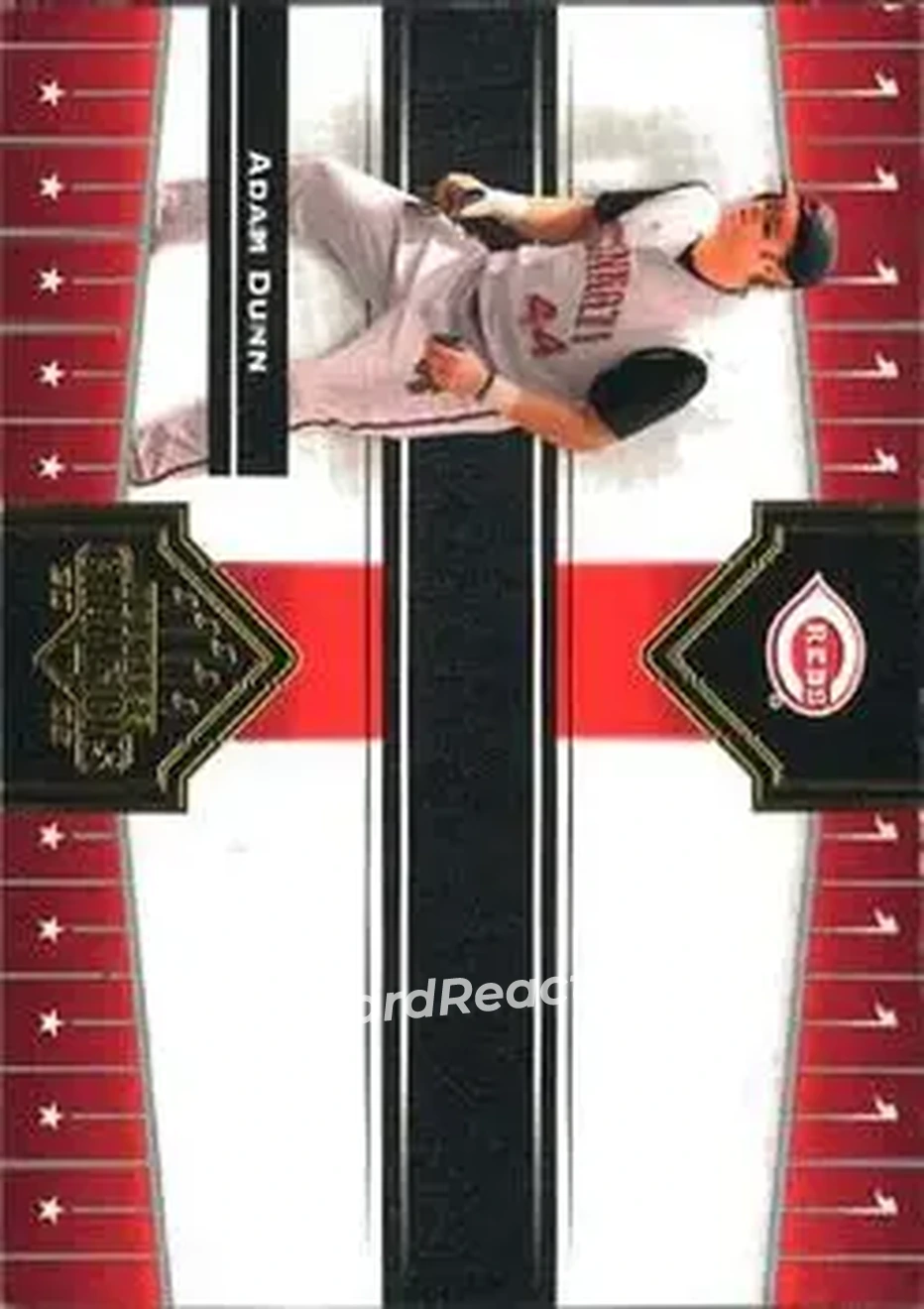 2005 Donruss Champions #1 - Adam Dunn - Cincinnati Reds - Front 2005 Donruss Champions #1 - Adam Dunn - Cincinnati Reds - Front