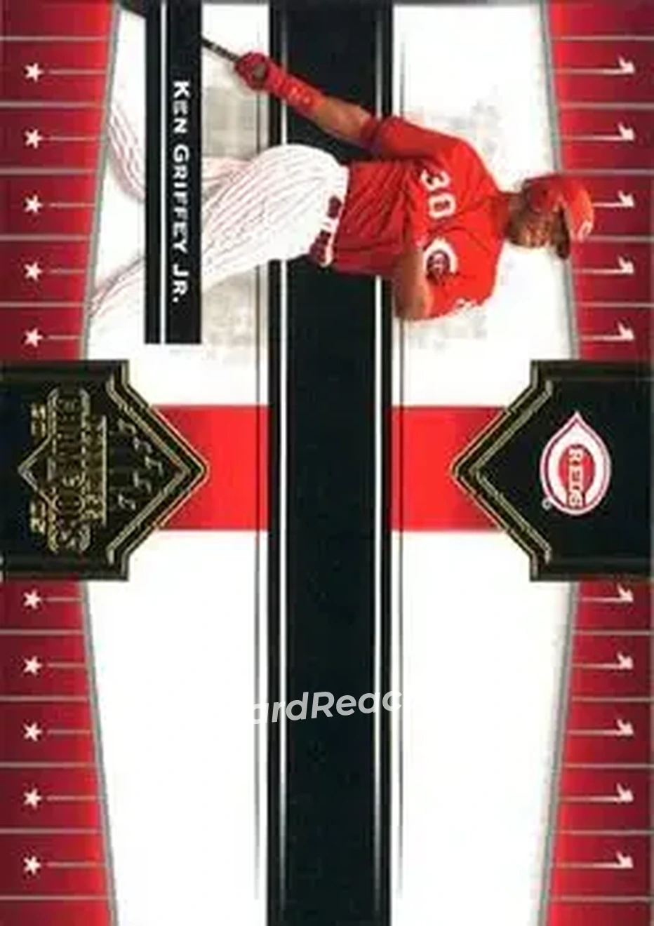2005 Donruss Champions #14 - Ken Griffey Jr. - Cincinnati Reds - Front 2005 Donruss Champions #14 - Ken Griffey Jr. - Cincinnati Reds - Front