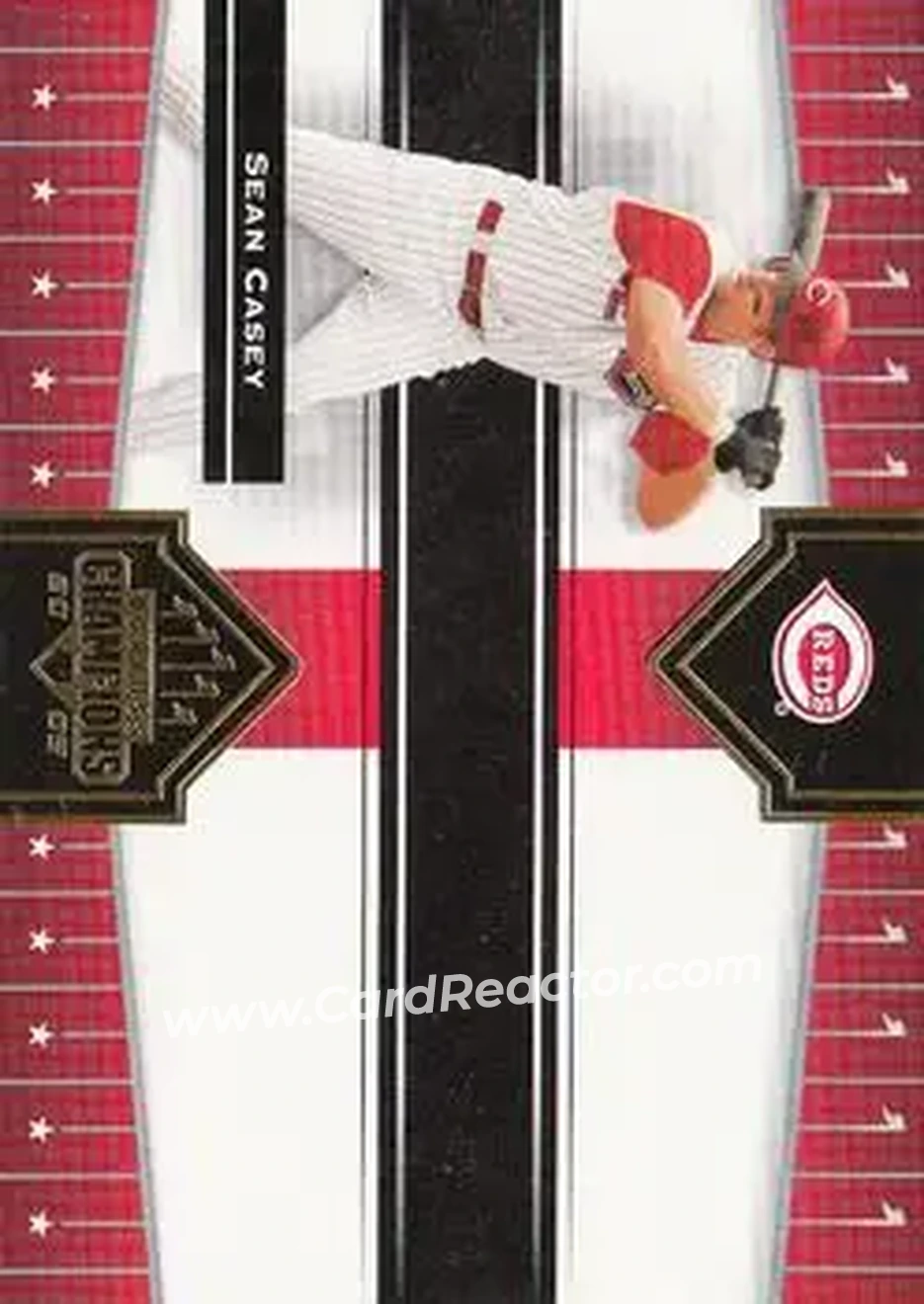 2005 Donruss Champions #16 - Sean Casey - Cincinnati Reds - Front 2005 Donruss Champions #16 - Sean Casey - Cincinnati Reds - Front
