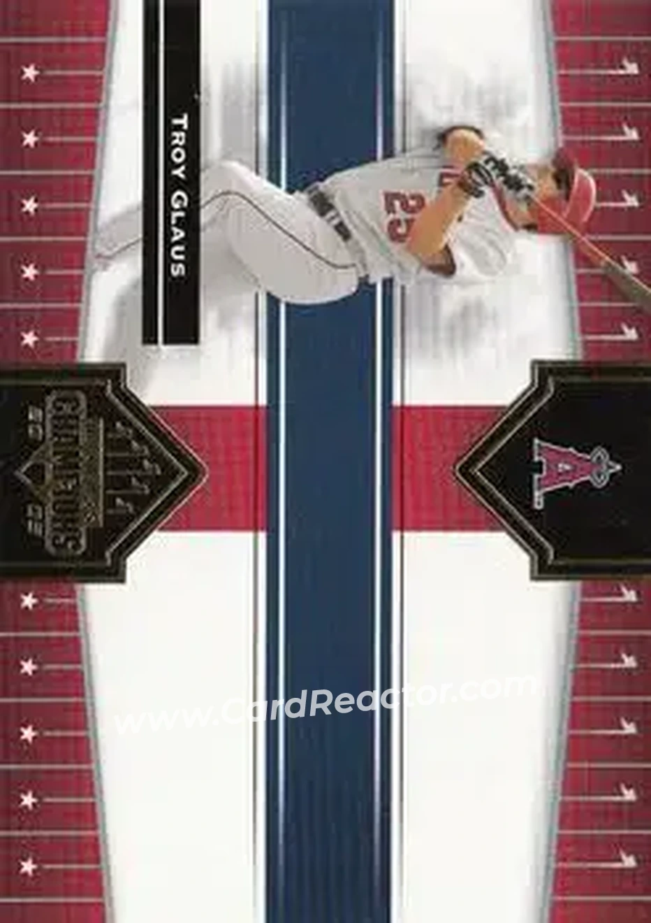 2005 Donruss Champions #17 - Troy Glaus - Los Angeles Angels - Front 2005 Donruss Champions #17 - Troy Glaus - Los Angeles Angels - Front