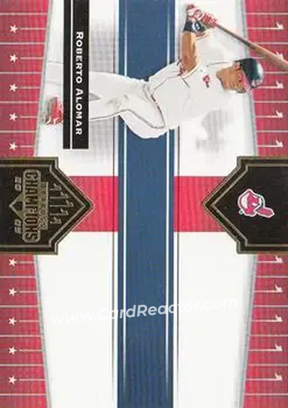 2005 Donruss Champions #20 - Roberto Alomar - Cleveland Indians - Front