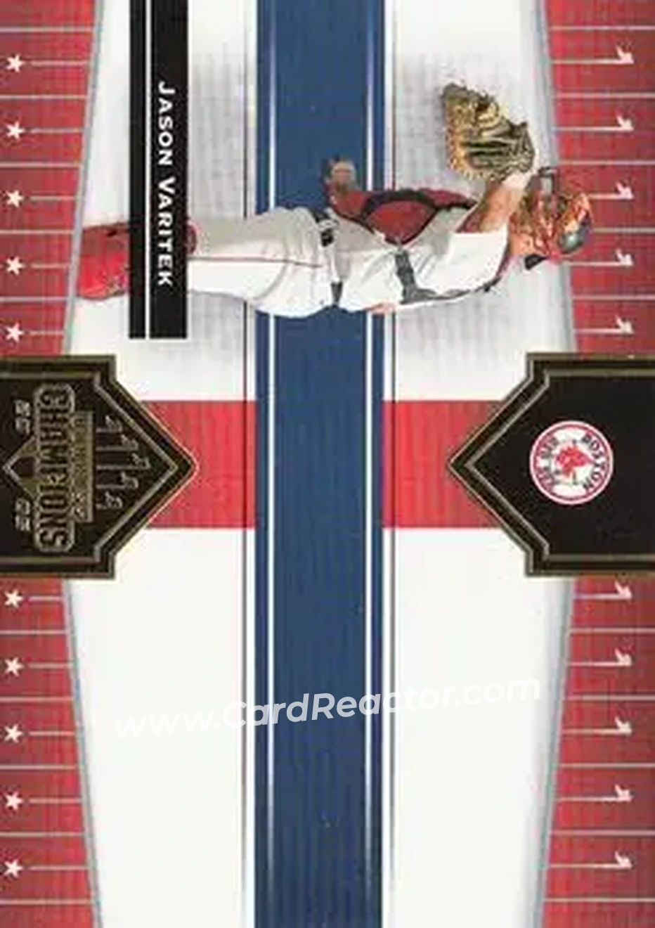 2005 Donruss Champions #25 - Jason Varitek - Boston Red Sox - Front