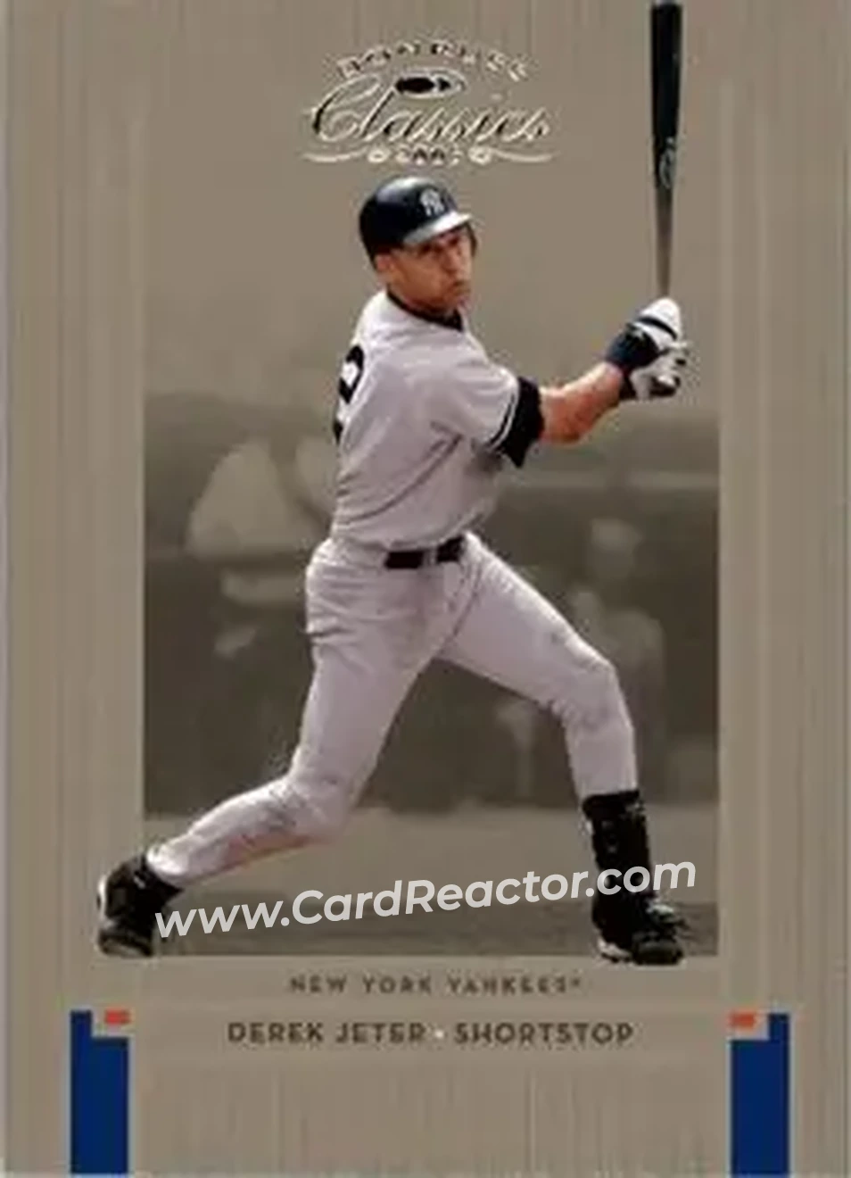 2005 Donruss Classics #2 - Derek Jeter - New York Yankees - Front