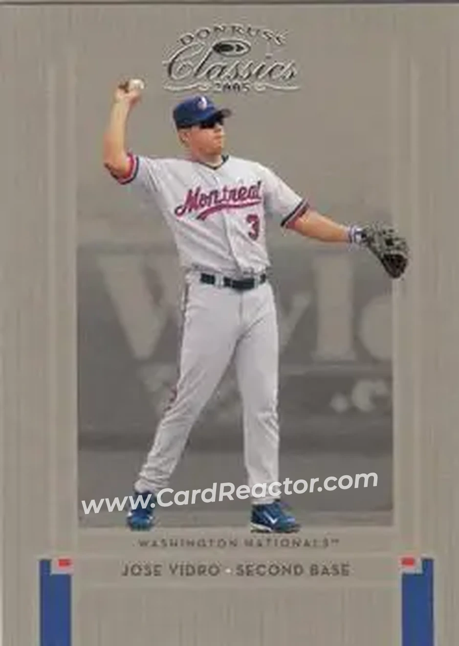 2005 Donruss Classics #3 - Jose Vidro - Washington Nationals - Front 2005 Donruss Classics #3 - Jose Vidro - Washington Nationals - Front