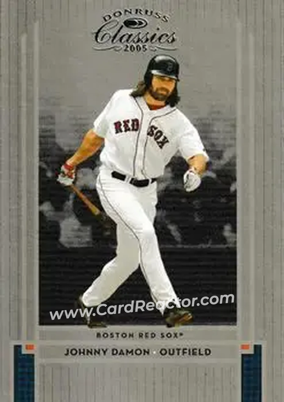 2005 Donruss Classics #4 - Johnny Damon - Boston Red Sox - Front 2005 Donruss Classics #4 - Johnny Damon - Boston Red Sox - Front