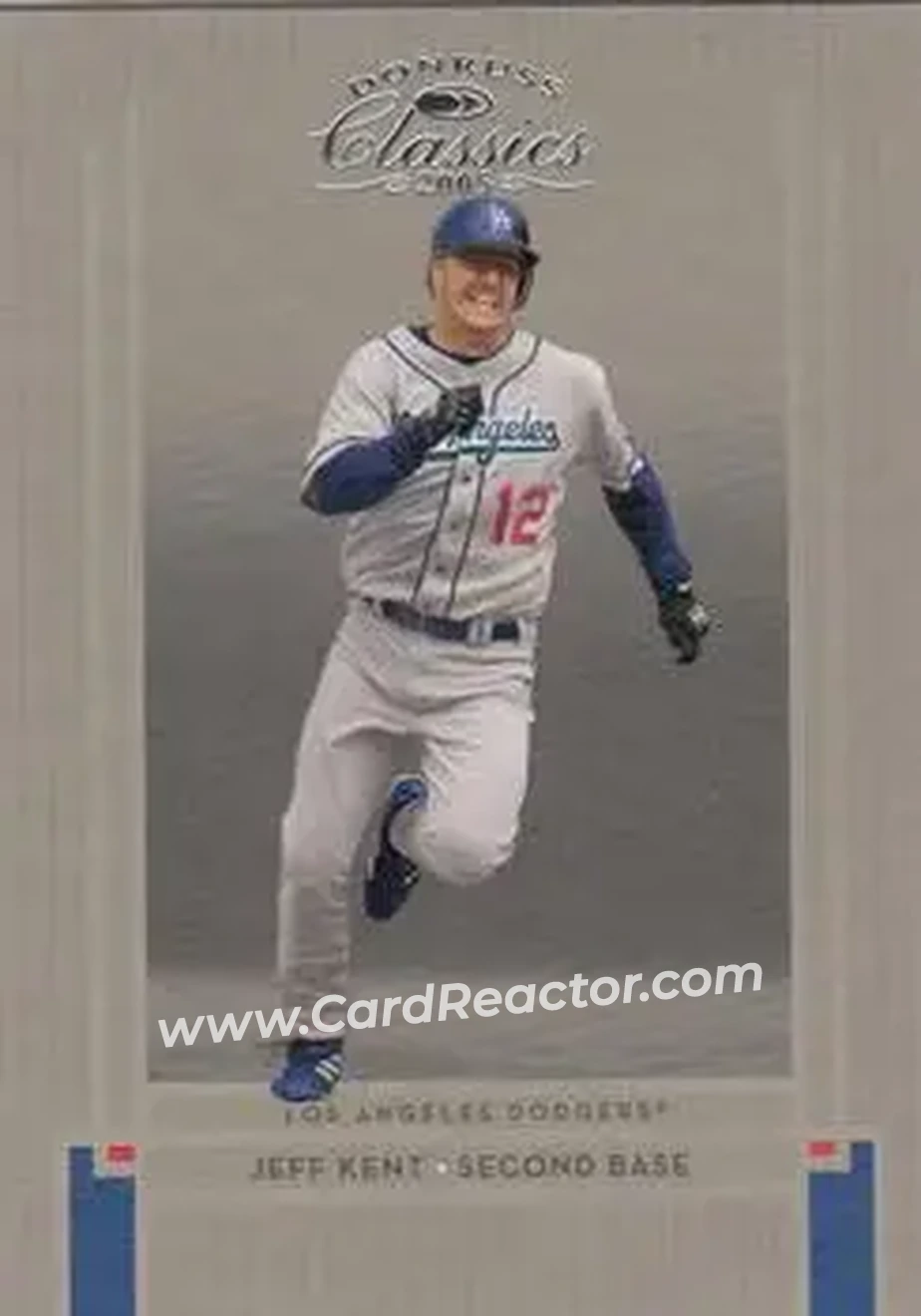 2005 Donruss Classics #12 - Jeff Kent - Los Angeles Dodgers - Front 2005 Donruss Classics #12 - Jeff Kent - Los Angeles Dodgers - Front
