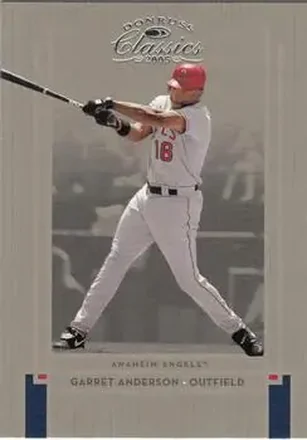 2005 Donruss Classics #16 - Garret Anderson - Anaheim Angels